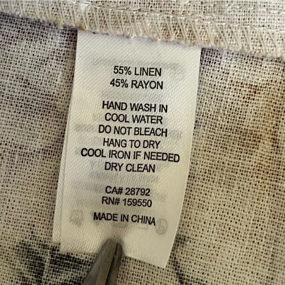 House of Harlow 1960 Floral Linen Blend Maxi Dress M - Picture 6 of 8